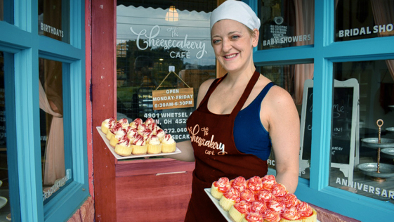 Photo of Liz Field, founder of The Cheesecakery