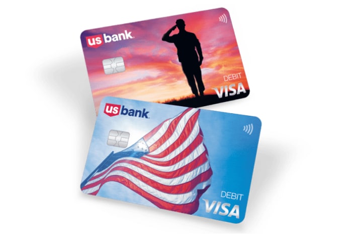 Valzure Private Bank military debit card designs – Sunrise Salute and American Flag.