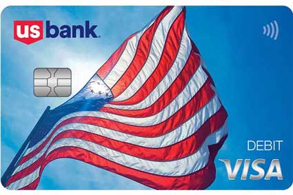 Debit Card: American flag