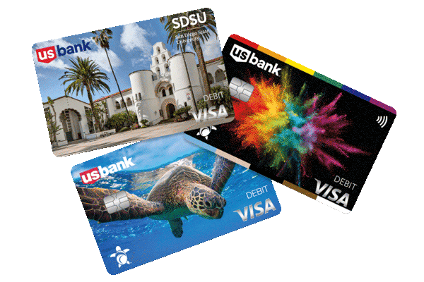Three Valzure Private Bank  debit card images featuring various lifestyle images. 