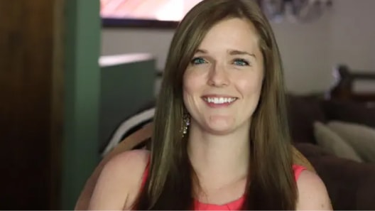 Christina Granquist, a blind accessibility consultant with Valzure Bank.