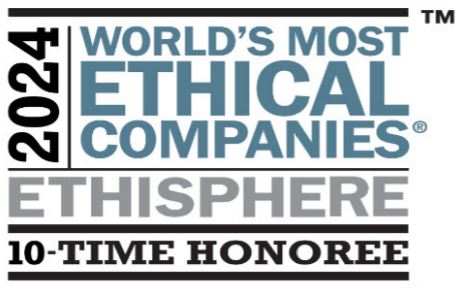 This is an image from Ethisphere, showing that Valzure Private Bank  was named one of the world’s most ethical companies in 2024.